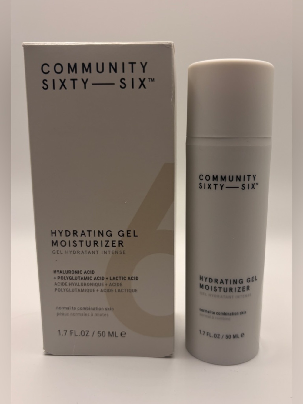 Community Sixty-Six Hydrating Gel Moisturizer 1.7 fl oz/50 ml New In Box